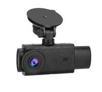 Dash Cam per auto con monitoraggio parcheggio 24 ore su 24, registratore di guida a 3 canali, 170 gradi anteriore e posteriore, 140 gradi in