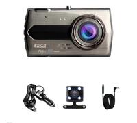 Dash Cam per auto DVR 1080P Telecamera per Registratore Black Box Auto Dashcam Accessori per Vista posteriore Visione notturna(DVR And Rear Camera,32G TF Card)
