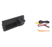 Dash Cam Per VW Per Golf Per Plus 2009-2014 Telecamera Posteriore Maniglia Del Bagagliaio Visione Notturna CCD HD(A-static-guidlines)