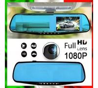 Dash Cam Specchietto Retrovisore Full HD 2.5" Telecamera Auto Registratore DVR