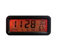 Dash Clock, Electronic Car Clock, Luminous Humidity Monitor Display
