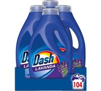 Dash Detersivo Liquido Per Lavatrice 104 Lavaggi (4x26) Profumazione Lavanda