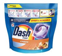 Dash Detersivo per lavastoviglie profumo Ambra x44 dosi