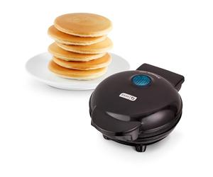 Dash mini Maker mini Round piastra griglia elettrica macchina per singoli pancakes Cookies uova e altri on the go snack colazione pranzo con indicatore luminoso libro di ricette incluse