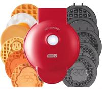 Dash Mini Waffle Maker Con Piastre Rimovibili E Custodia - Nuovo Di Zecca