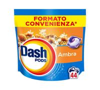 DASH PODS Ambra Detersivo Lavatrice in Capsule - 44Tabs