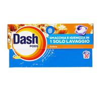 Dash Detersivo Pods Ambra, 30 Lavaggi