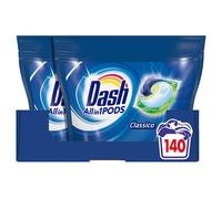 Dash Pods Detersivo Lavatrice In Capsule 140 Lavaggi (2x70) Classico Maxi
