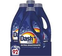 Dash Power Detersivo Liquido Lavatrice, 92 Lavaggi (4x23), Extra Smacchiante, Ri