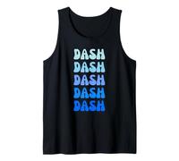 Dash Retro Name Stack Design Canotta