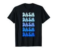 Dash Retro Name Stack Design Maglietta