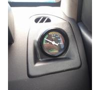 DASH VENT POD per Renault MEGANE Mk2, R/H Destra, 52MM, Nero Strutturato Lucido