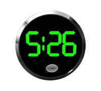 Dashboard Clock Car, Mini Clock Digital Touch-Control, LED Display Light Watch for Dashboard, Travel Vehicle, RV, Fridge, Office Desk, Classroom, Home Use 46mm