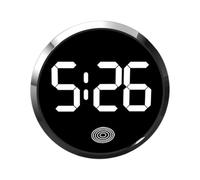 Dashboard Clock Car, Mini Clock Digital Touch-Control, LED Display Light Watch for Dashboard, Travel Vehicle, RV, Fridge, Office Desk, Classroom, Home Use 46mm