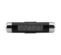 Dashboard Clock, Digital Car Watch, 3.39x0.79 Inches Versatile 2 in 1 Time Temp Display with Blue Backlight Screen, Vehicle Clocks Accessory for Cars, Auto, Vehicles, RV, SUV, Trucks