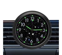 Dashboard Clock - Quartz Luminous Mini Watch, Clip And Sticker Mount | Compact Dashboards Clock For Car, Automotive Vent, Vehicle Interior Decoration, Dashboard Replacement, Stylish Car Accessory