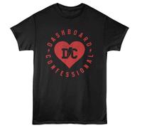 Dashboard Confessional - Cuore A Fulmine - Nero - T-Shirt Unisex Adulto