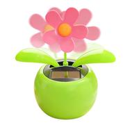 Dashboard Decoration Flower, Solar Powered Swaying Flower, Car Dashboard with Moving Design, Cute Car Accessory, Interior Decoration Display, Vehicle Truck Suv Rv Sedan Bedroom Living Room Desk Table