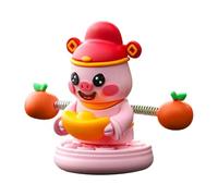 Dashboard Decorations - Shaking Spring Animal Ornament, Good Luck Cute Car Decor For Home Automotive Truck SUV Interior Dashboard