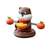 Dashboard Decorations - Shaking Spring Animal Ornament, Good Luck Cute Car Decor For Home Automotive Truck SUV Interior Dashboard