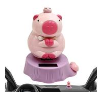 Dashboard Figure - Figure figure Solar Powered | Shaking Head Car Dash Decorations | Solar Swinging Capybara Figuress For Driver SUV RV Trailer Trattore Automobile Vehicle Home Bookshelf Balcony