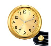 Dashboard orologio per gli interni del veicolo - misuratore cronografo bagliore, faccia della console adesiva | Meccanismo di monitoraggio rotondo interno, mini clockwork di attacco dashboard, adesivo