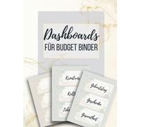 Dashboards für Budget Binder A6: 101 Kategorien zum Ausschneiden+ 13 Blanko Dashboard Budget Deckblätter. Perfekt vorbereitet für die Budget Planner Challenge/Umschlagmethode.