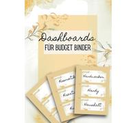 Dashboards für Budget Binder A6- Farbige Vorlagen zum Ausschneiden.