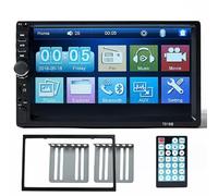 Dashcam, 2 Din Auto Lettore Multimediale Radio 7 Pollici Touch Screen Stereo Specchio Link/FM/TF MP5 for Telecamera di retromarcia Paking(ZJ-WK)