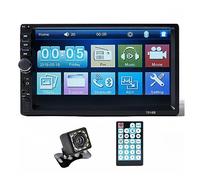 Dashcam, 2 Din Auto Lettore Multimediale Radio 7 Pollici Touch Screen Stereo Specchio Link/FM/TF MP5 for Telecamera di retromarcia Paking(CAM)