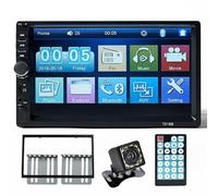 Dashcam, 2 Din Auto Lettore Multimediale Radio 7 Pollici Touch Screen Stereo Specchio Link/FM/TF MP5 for Telecamera di retromarcia Paking(ZJ-WK-CAM)