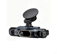 Dashcam 4 2K con GPS e WiFi - per videocamera Auto Fronte Retro Interno Baule - Visione Notturna Grandangolo 170° - Monitor Parcheggio 24H Sensore G - Schermo Compatto per Sicurezza Totale(Black)