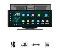 Dashcam Android da 10,26'' con Bluetooth, U Disk, ADAS, navigazione GPS, parcheggio 24 ore su, registratore video DVR per auto(No Front Camera,NO TF Card)