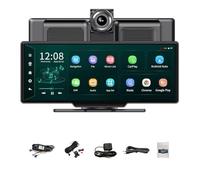 Dashcam Android da 10,26'' con Bluetooth, U Disk, ADAS, navigazione GPS, parcheggio 24 ore su, registratore video DVR per auto(M50Pro 10M RearCam,With 128G TF)