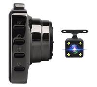 Dashcam Anteriori E Posteriori Della Telecamera Da 3 Pollici Per La Fotocamera Affrettata Per Auto Autori Cruscotti 1080p