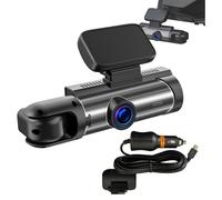 DASHCAM AUTO FULL HD DVR TELECAMERA VISIONE NOTTURNA CON RETROCAMERA PARCHEGGIO