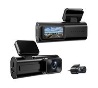 Dashcam, Cam 4K UHD Registrazione Videocamera for auto DVR Videoregistratore for visione notturna Supporto Wi-Fi integrato GPS Parcheggio 24 ore,per le automobili(32g)