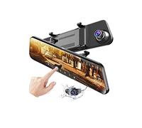 Dashcam, Car DVR Mirror GPS 1080P Dual Cams Touch Screen da 11,8 pollici Retrovisore Dash Cam Stream Media Videoregistratore Visione notturna