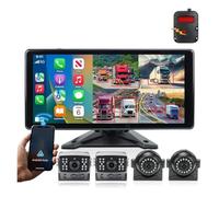 DashCam Da 10,36" Navigazione GPS Wireless Android-Auto Blind Spot Detect BSD DVR Record Monitor Telecamera IR Retromarcia Telecamera(None,2BSD Monitor 651 78K)