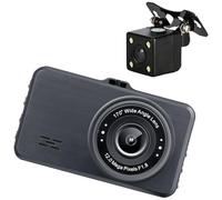 Dashcam da 3 pollici 16:9 360x640 720P Registratore di guida Funzione di rilevamento del movimento fino a 32 GB di capacità di memoria fotocamera cruscotto auto