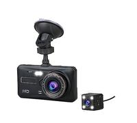 DashCam Dash Cam Telecamera anteriore e posteriore CAR DVR Videoregistratore for auto Veicolo Black Box FULL HD 1080P Night Vision Driver Recorder Installazione facile(Dual Lens Buck Line,32G)
