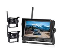 Dashcam, Monitor for auto da 7 pollici Display for retrovisione di backup for camion wireless e telecamera inversa for schermo TV for autobus RV for(2 camera)