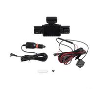 Dashcam per auto a 4 canali con visione completa a 360 gradi, con fotocamera frontale 1080p e rilevamento intelligente del movimento per sicurezza, colore nero (4 anteriori)