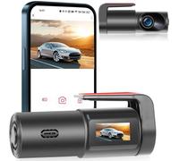 Dashcam per Auto Anteriore Posteriore Wifi, 1080P Full HD Dashcam Auto Camera Mi
