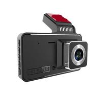 Dashcam per auto, Cam Per Auto Da 4 Pollici Con Doppia Lente Anteriore E Posteriore Ad Alta Definizione Telecamera Di Retromarcia,per le automobili(4-inch button screen+WiFi)