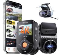 Dashcam Vantrue S1 Pro Max Doppia 4K UHD Anteriore/Posteriore, Visione Notturna HDR, WiFi 5 GHz, GPS, Avvisi IA e Modalità Parcheggio 24/7 - Nouvo