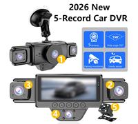Dashcam WiFi 5 1080P Registrazione Video con Modalità Parcheggio 24 Ore