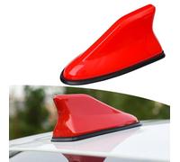 DASHENGFANG Antenna Pinna Squalo, per Mercedes Benz Clase B B150 W245 B180 W245 B200 W245 B170 W245 Pinna di Squalo Copertura AM/FM Segnale Antenna, Decorazione per Modificare L'aspetto Dell'auto,Red