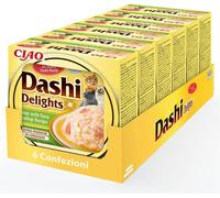 DASHI Delights Cat Lattina Multipack 6x70G POLLO CON TONNO E CAPESANTE