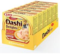 DASHI Delights Cat Lattina Multipack 6x70G POLLO CON TONNO E SALMONE